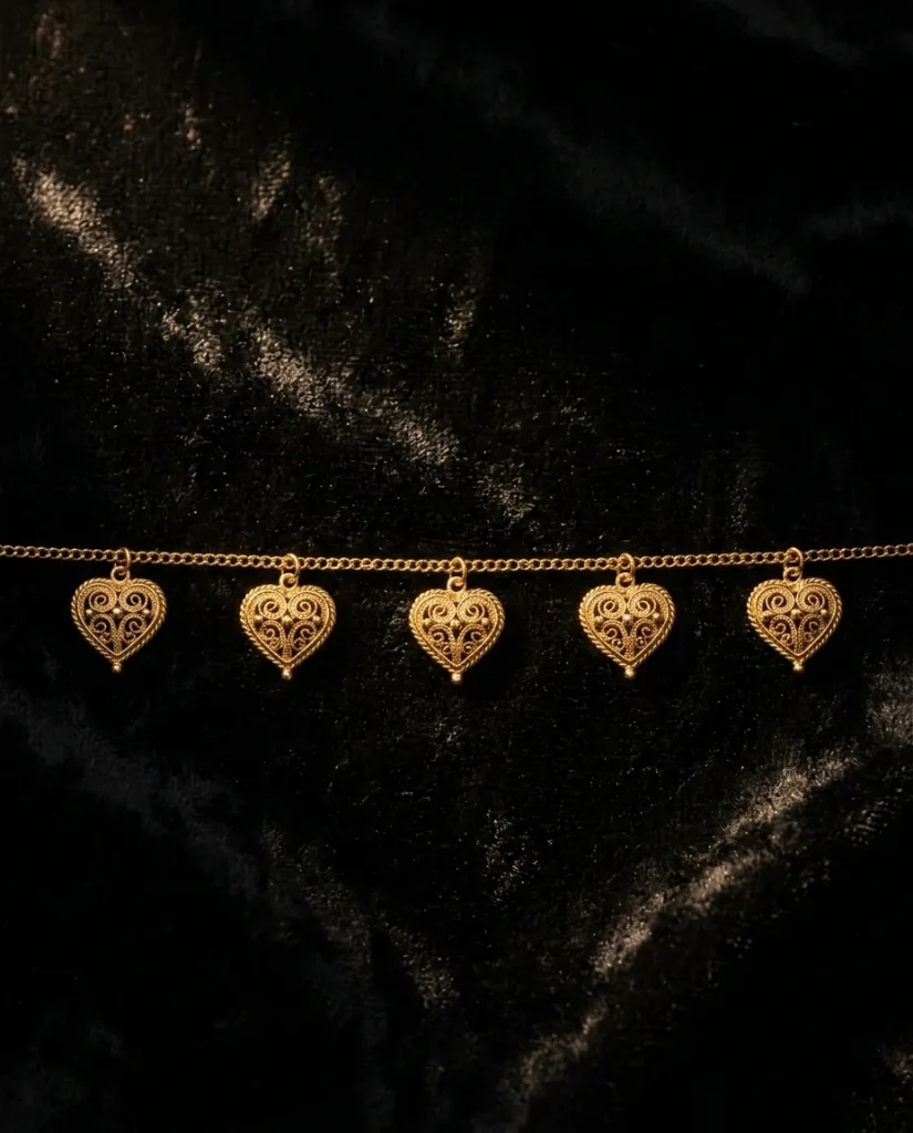 Heart Charm Bracelet