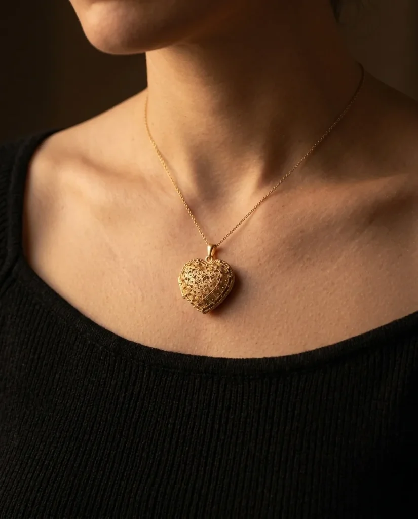 Heart Locket – worn