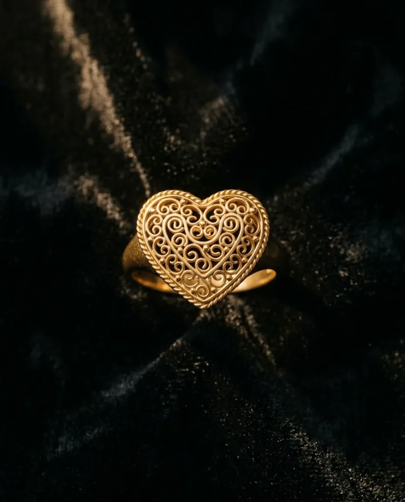 Heart Signet Ring