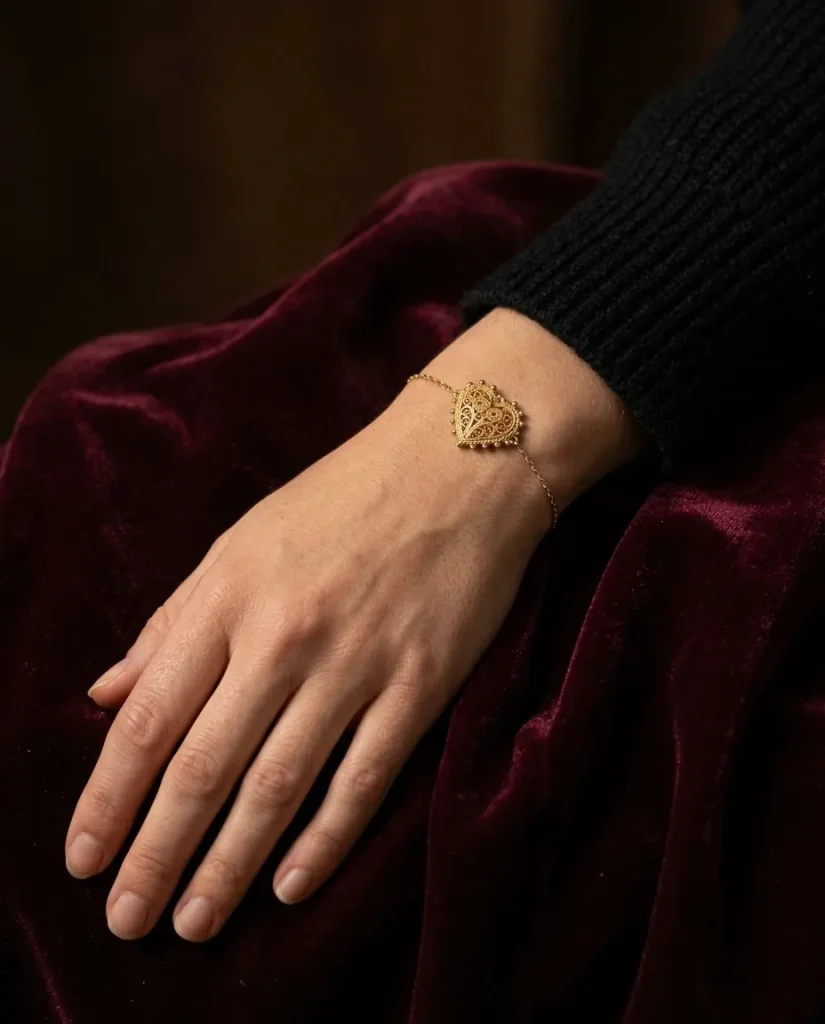 Petite Heart Bracelet – worn