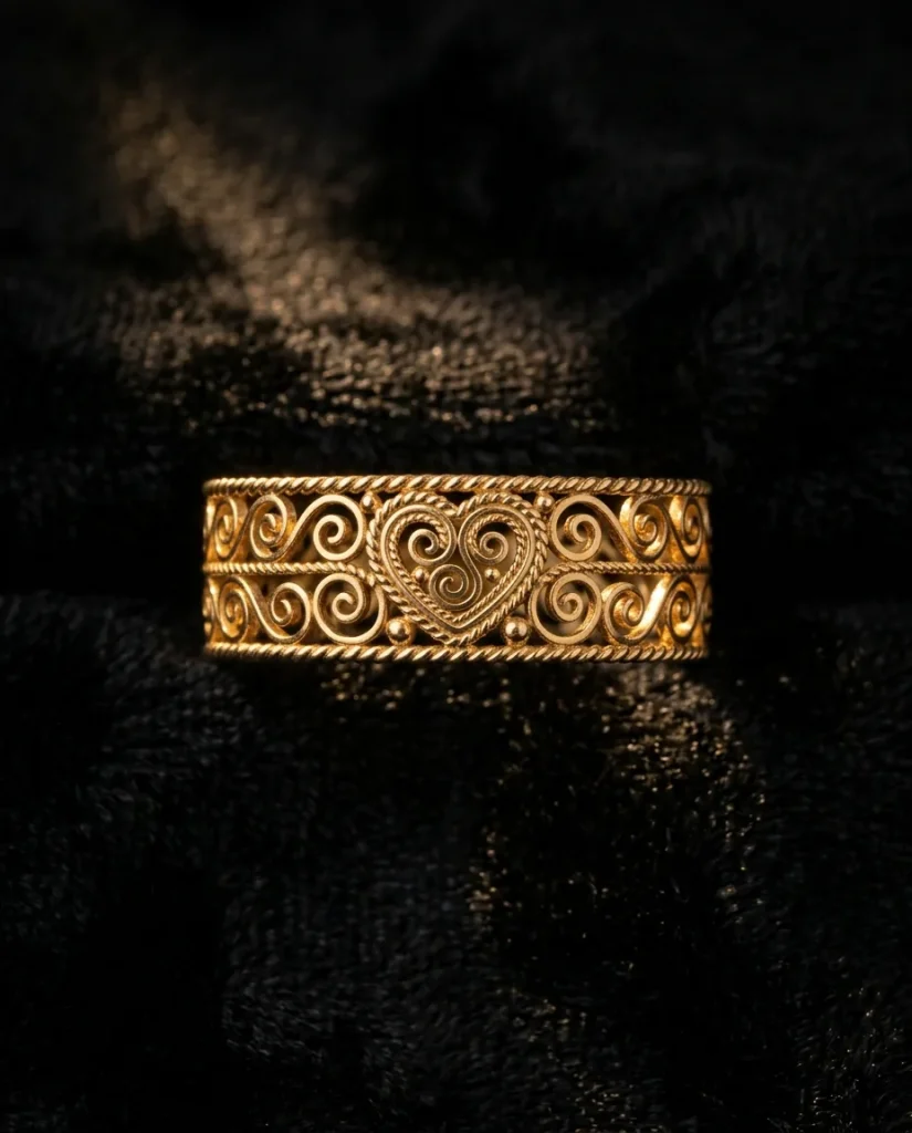 Scroll Band Ring