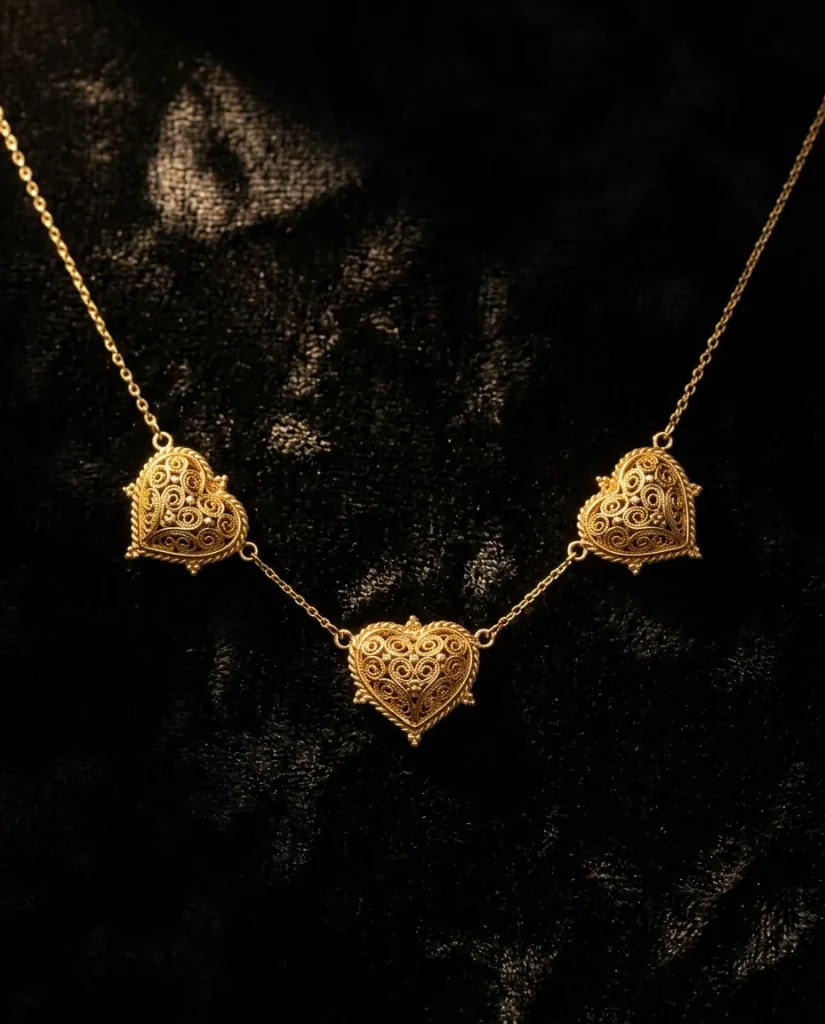 Three Hearts Necklace