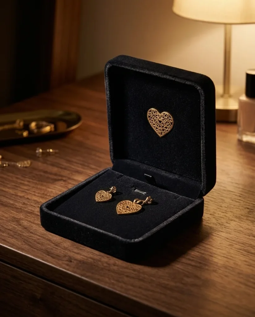Velvet Necklace Box – worn